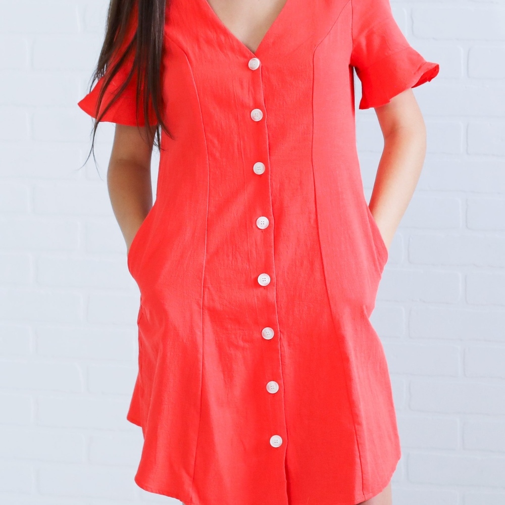 NWT RIFFRAFF button down dress